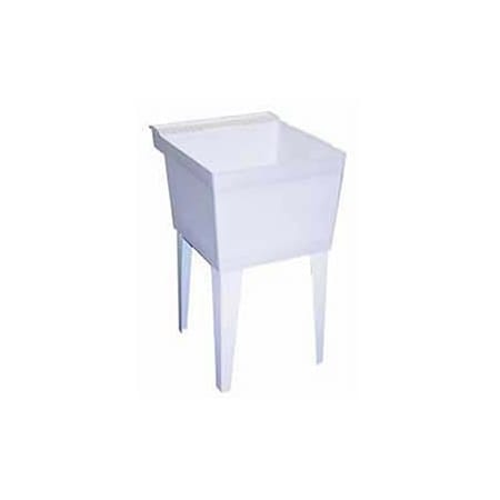 Fiat 23L x 21-1/2W x 36-3/16H Molded Stone Laundry Tub with Legs FL1100